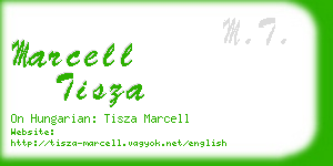 marcell tisza business card